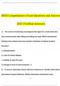 HESI Comprehensive/Evolve Comprehensive Exam BUNDLE| Questions and Answers 100% Correct