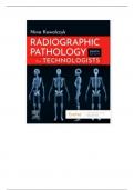 Test Bank for Radiographic Pathology for Technologists 8th Edition Kowalczyk / All Chapters 1-12 / Full Complete
