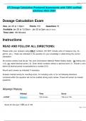 ACTUAL ATI Dosage Calculation Proctored Assessments-with 100_ verified solutions-2023-2024.pdf