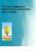 NST1502 Assignment 4 PORTFOLIO (ANSWERS) 2023 (791148)