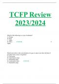 TCFP Review 2023/2024