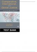 Test Bank For Comparative International and Global Justice Perspectives from Criminology and Criminal Justice 1st Edition By James Baker 