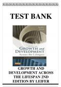 Growth and Development Across the Lifespan A Health Promotion Focus, 2nd Edition Test Bank by Gloria.