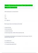TEAS 7 Science Practice Test Questions With A+ Solutions