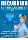 Recurring Income Secrets