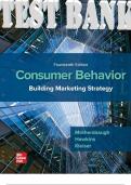 TEST BANK  and SOLUTIONS MANUAL for Consumer Behavior: Building Marketing Strategy 14th Edition by David Mothersbaugh, Delbert Hawkins, Susan Bardi Kleiser ISBN 9781260158182. (Complete 20 Chapters)