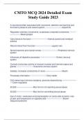 CMTO MCQ 2024 Detailed Exam Study Guide 2023