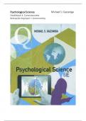 Samenvatting Psychological Science H4 Consciousness - TP Basiskennis