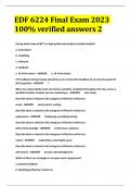 EDF 6224 Final Exam 2023 100% verified answers 2