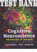 TEST BANK for Cognitive Neuroscience: The Biology of the Mind 5th Edition by Gazzaniga Michael; Richard Ivry and George Mangun. ISBN 9780393667851, ISBN-13 978-0393667806 (Complete 14 Chapters)