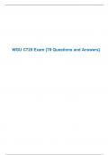WGU C720 Exam {70 Questions and Answers}