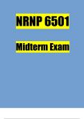 NURS 6501 Midterm Exam 2023 (100% CORRECT!!)