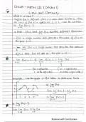 Limit and Continuity Note (CSULB - MATH 122)