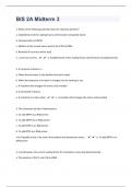 BIS 2A Midterm 3 Questions And Answers