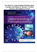 Test Bank for Understanding Pathophysiology Canadian 2nd Edition by Huether | Verified Answers | All Chapters Covered