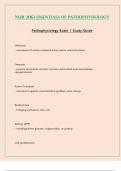 Study Guide BUNDLE - NUR2063 / NUR 2063 (Latest 2023 / 2024) : Essentials of Pathophysiology - Rasmussen