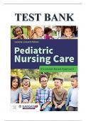 Test Bank Pediatric Nursing Care A Concept-Based Approach First Edition Luanne Linnard Palmer