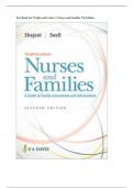 Test Bank for Wright and Leahey’s Nurses and Families 7th Edition 