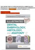 TEST BANK FOR ILLUSTRATED DENTAL EMBRYOLOGY, HISTOLOGY AND ANATOMY 5TH EDITION BY FEHREBACH & POPOWICS, FULL GUIDE LATEST VERSION (A+).