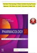 TEST BANK For Pharmacology A Patient- Centered Nursing Process Approach 10th Edition by McCuistion | Verified Chapter's 1 - 58 | Complete
