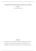 Onderzoeksverslag institutionele discriminatie (7,5)