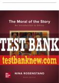 Test Bank For The Moral of the Story: An Introduction to Ethics, 9th Edition All Chapters - 9781259231193