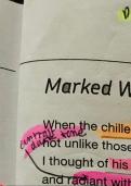 Poetry annotation of Marked with a D. by Tony Harrison 