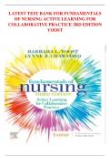 LATEST TEST BANK FOR FUNDAMENTALS OF NURSING ACTIVE LEARNING FOR COLLABORATIVE PRACTICE 3RD EDITION YOOST