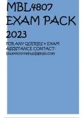 MBL4807  EXAM PACK 2023 FOR ANY QUERIES & EXAM ASSISTANCE CONTACT: biwottcornelius@gmail.com