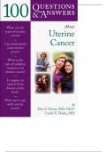 Don S. Dizon, Linda R 100 Questions & Answers About UTERINE CANCER