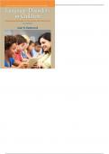 Language Disorders in Children 2nd Edition by Joan N. Kaderavek - Test Bank
