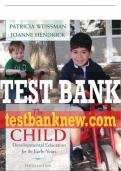 Test Bank For Whole Child, The: Developmental Education for the Early Years 10th Edition All Chapters - 9780132853422