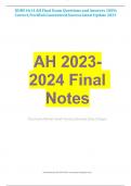AH 2023-2024 Final Notes