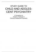 STUDY GUIDE TO  CHILD AND ADOLESCENT PSYCHIATRY A Companion to  Dulcan’s Textbook of  Child and Adolescent Psychiatry