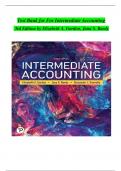 Test Bank for For Intermediate Accounting 3rd Edition by Elizabeth A. Gordon, Jana S. Raedy, Alexander J. Sannella