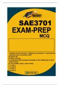 SAE3701 EXAM-PREP OCT/NOV 2023