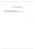 Samenvatting Digital Communication and Media Linguistics -  Digital Communication (LCX009P05)
