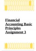 Financial Accounting Basic Principles Assignment 3 2023-2024