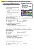 Test Bank For Fundamental Concepts and Skills for Nursing 6th Edition by Williams chapter 1-41 |Complete Guide Newest Version 2023