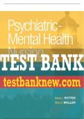 Test Bank For Psychiatric-Mental Health Nursing: From Suffering to Hope 1st Edition All Chapters - 9780138015589