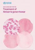 Treatment of Neisseria gonorrhoeae  