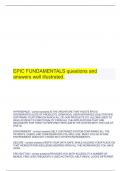  EPIC FUNDAMENTALS questions and answers well illustrated.
