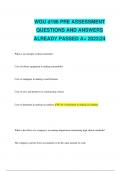 WGU d196 PRE ASSESSMENT QUESTIONS AND ANSWERS ALREADY PASSED A+ 2023|24