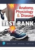 Anatomy, Physiology, & Disease, 3rd Edition by Roiger Test Bank