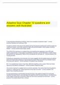  Adaptive Quiz Chapter 12 questions and answers well illustrated.