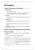 Political Economy (PE) Endterm Notes
