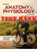 TEST BANK FOR ANATOMY AND PHYSIOLOGY - SEELEYS ANATOMY TEST BANK