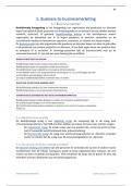 Hoofdstuk 5: Business-to-businessmarketing, CE1: Inleiding Marketing
