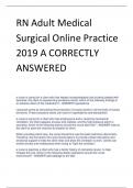 bundle for RN Adult Medical Surgical Online Practice 2023/2024