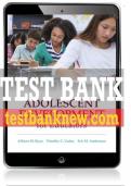 Test Bank For Adolescent Development for Educators 1st Edition All Chapters - 9780134987248